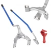 VEVOR Rankinis padangų montavimo ir nuėmimo įrankių rinkinys XJC-008, 3 vnt., plienas, oranžinis, 571-622 mm