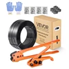 VEVOR Rankinis pakavimo juostavimo rinkinys CL-PET600, su 610 m PET juosta, 600 metalinių sąvaržų ir 200 kampų apsaugų