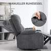 Koduva Recliner armchair su pakoja, sukamas, tamsiai pilkas, 150 kg, 88 x 96 x 108 cm
