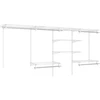 Koduva Reguliuojama metalinė lentynų sistema 122-244cm balta RTJZ10353WH