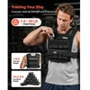 VEVOR Reguliuojama svorio liemenė JS-VEST007, juoda, 0,63-16 kg