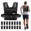 VEVOR Reguliuojama svorio liemenė JS-VEST007, juoda, 0,63-16 kg