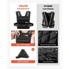 VEVOR Reguliuojama svorio liemenė JS-VEST007, juoda, 0,63-16 kg