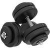 Koduva Reguliuojamas hantelių rinkinys, juodas, 50 kg