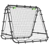 Koduva Reguliuojamas sulankstomas futbolo rebounderis, plieno rėmas, juodas, 100 x 68-95 x 90 cm