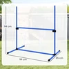 Koduva Reguliuojamas šunų agility rinkinys, 4 dalių, mėlynas, 99 x 65 x 94 cm