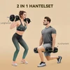 Koduva Reguliuojamų hantelių ir štangos rinkinys 2-in-1, 30 kg, juodas/žalias