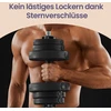 Koduva Reguliuojamų hantelių rinkinys 20 kg, 2 x 10 kg, juodas, su jungiamuoju plieniniu vamzdžiu