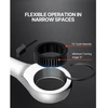 VEVOR Reketinių kombinuotų veržliarakčių rinkinys, 16 vnt., su laikikliu, Cr-V plienas, sidabrinis, 8-24 mm
