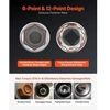 VEVOR Reketinių raktų ir galvučių rinkinys XL3273, 104 dalių, 9,5 mm pavara, 6-24 mm