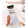 VEVOR Reljefinės plokštelės, 15 vnt., 105 x 148 mm, PP plastikas