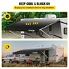 VEVOR RV markizės audinys, 524 x 240 cm, vinilas, PVC, anglies pilkumo perėjimas