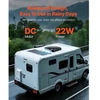 Koduva RV stogo ventiliatorius VEVOR HQS-36AY, 12 V, 22 W, su nuotoliniu valdymu, dūminis, 41 x 41 x 25 cm