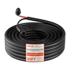 VEVOR Saulės baterijų ilginamasis kabelis, 9,14 m, 10 AWG, juodas ir raudonas