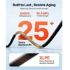 Koduva Saulės modulių ilginimo kabelis VEVOR, 19,9 m + 19,9 m, 10 AWG (6 mm²), juodas / raudonas