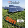 VEVOR Saulės panelių ilginamasis kabelis, 15,2 m, juodas + raudonas, 10 AWG (6 mm²)