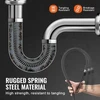 VEVOR Sekcinis vamzdžių valymo trosas su 7 pjaustytuvais, 20,1 m x 16 mm, vamzdžiams 20-100 mm