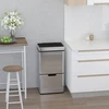 Koduva Sidabrinė 72 l jutiklinė rūšiavimo šiukšliadėžė, 47 l + 2 × 12,5 l