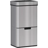 Koduva Sidabrinė 72 l jutiklinė rūšiavimo šiukšliadėžė, 47 l + 2 × 12,5 l
