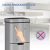 Koduva Sidabrinė 72 l jutiklinė rūšiavimo šiukšliadėžė, 47 l + 2 × 12,5 l