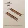 Songmics Sieninės lentynos, 2 vnt., 60 x 10 cm, MDF, vintage rudos