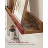 Songmics Sieninės lentynos, 3 vnt. rinkinys, 80 cm, MDF, vintažinės rudos spalvos