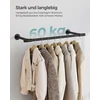 Songmics Sieninis drabužių stovas, 2 vnt., plieno, juodas, 30 x 84 x 7 cm