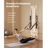 VEVOR Sieninis Pilates reformeris B44-F, klevo mediena, 183 x 56 x 62 cm