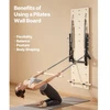 VEVOR Sieninis Pilates reformeris B44-F, klevo mediena, 183 x 56 x 62 cm