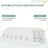 Koduva Šiltnamio pakaitinė danga 6 x 3 x 2 m, balta, PE