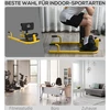 Koduva Sissy squat treniruoklis 3 in 1, geltonas ir juodas, plienas, 50 x 97 x 44,5-56,5 cm, iki 120 kg