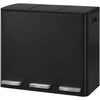 Songmics Šiukšliadėžė su 3 skyriais, 3 x 18 l, juoda, plienas ir PP plastikas, 62 x 35,3 x 54 cm