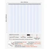 VEVOR Skaidri PVC juostinė užuolaida, 10 vnt., 1,5 x 2,4 m, storis 2 mm