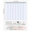 VEVOR Skaidri PVC juostinė užuolaida, 8 vnt., 1,2 x 2,1 m, storis 2 mm