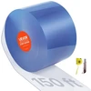 VEVOR Skaidri PVC juostinė užuolaida, 45,7 m x 20 cm, 2 mm
