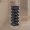 Songmics Skėčių stovas, kvadratinis, metalinis, su vandens surinkimo padėklu ir 4 kabliukais, 15,5 x 15,5 x 49 cm