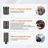 VEVOR Smūginių galvučių rinkinys HT.SR-335, 6 dalių, 12,7 mm, su dėklu