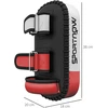 Koduva Smūgio pagalvė Muay Thai ir kickbokso treniruotėms, dirbtinė oda, juoda / raudona / balta, 38 x 20 x 18 cm