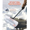 VEVOR Sniego stumtuvas, HDPE plastikas, 61 cm