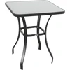 Koduva Sodo bistro stalas, juodas, 68,5 x 68,5 x 84 cm