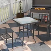 Koduva Sodo bistro stalas, juodas, 68,5 x 68,5 x 84 cm