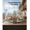 Koduva Sodo kupolas VEVOR GB-DOME-12, PVC, baltas / skaidrus, 360 x 220 cm, 4-7 asmenims