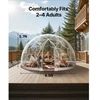Koduva Sodo kupolinė palapinė VEVOR GB-DOME-9.5, balta / skaidri, PVC, 290 x 175 cm, 2-4 asmenims