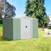 Koduva Sodo namelis 6'x8' su stumdomomis durimis Šviesiai žalias