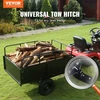 VEVOR Sodo priekaba BTC002C, juoda, geležis, 200 x 66 x 76 cm, 0,43 m³, iki 340 kg