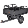 VEVOR Sodo priekaba BTC002D, plieninė, 283 l, iki 227 kg, 142 x 76 x 70 cm