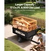 VEVOR Sodo priekaba BTC002E, plieninė, 481 l, iki 272 kg, 169 x 76 x 78 cm