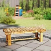 Koduva Sodo suoliukas 2 asmenims, rustic, 110 x 38 x 35 cm, tamsiai rudas