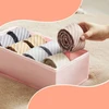 Koduva Stalčių tvarkyklių rinkinys apatiniams, 8 vnt., sulankstomas, rožinis