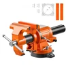VEVOR Stalinis spaustuvas KD06, 150 mm, pasukamas 360°, 155 mm